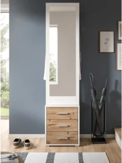xonox.home Möbel-Sets<Garderobenkombination (B/H/T: 45x190x38 cm) in Nox Oak Nachbildung