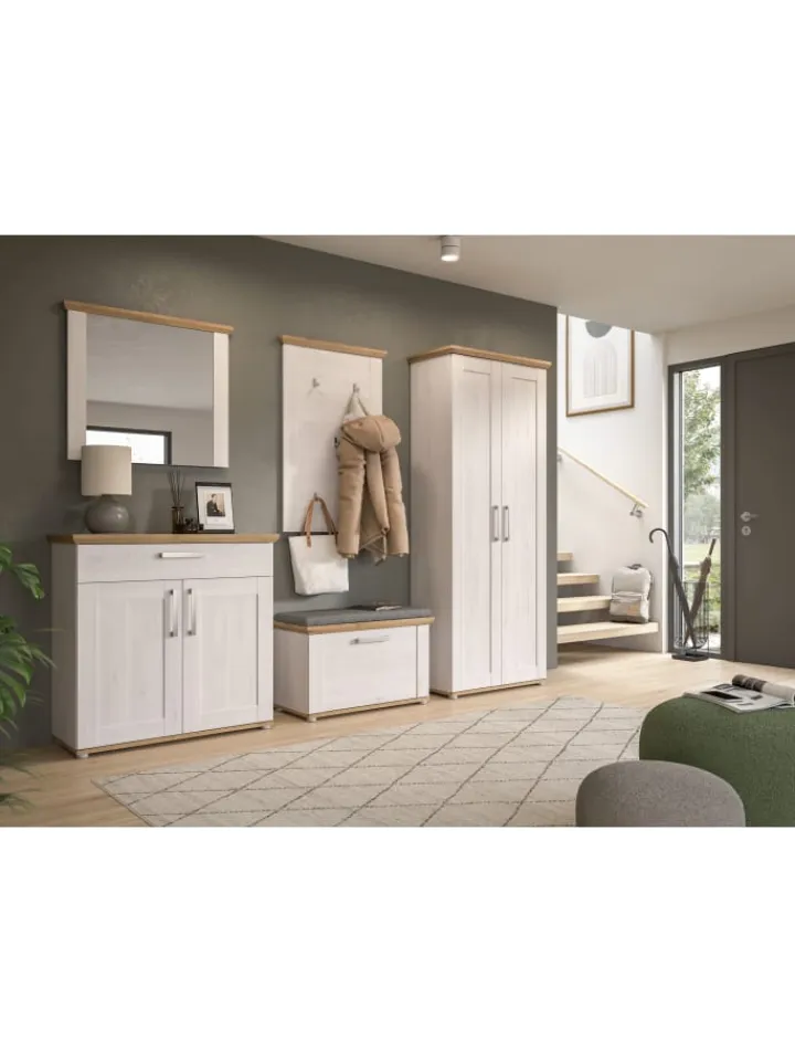xonox.home Möbel-Sets<Garderobenkombination (B/H/T: 175x196x39 cm) in Sibiu Lärche Nachbildung