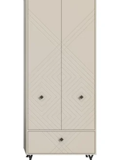 xonox.home Garderoben<Garderobenschrank (B/H/T: 80x190x35 cm) in sandbeige
