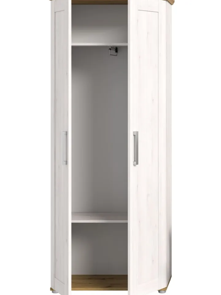 xonox.home Garderoben<Garderobenschrank (B/H/T: 80x196x39 cm) in Sibiu Lärche Nachbildung