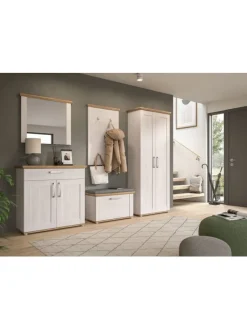 xonox.home Garderoben<Garderobenschrank (B/H/T: 80x196x39 cm) in Sibiu Lärche Nachbildung