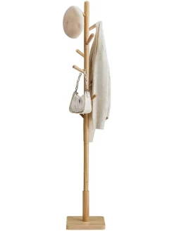 Songmics Regale & Schränke|Garderoben<Garderobenständer in Hellbraun - (H)173 cm
