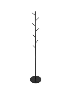 THE HOME DECO FACTORY Garderoben<Garderobenständer in Schwarz - (B)27 x (H)173 x (T)27 cm