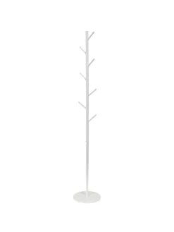 THE HOME DECO FACTORY Regale & Schränke|Garderoben<Garderobenständer in Weiß - (B)27 x (H)173 x (T)27 cm