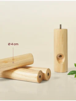 Songmics Garderoben|Regale & Schränke<Garderobenständer in Weiß - (H)173 cm