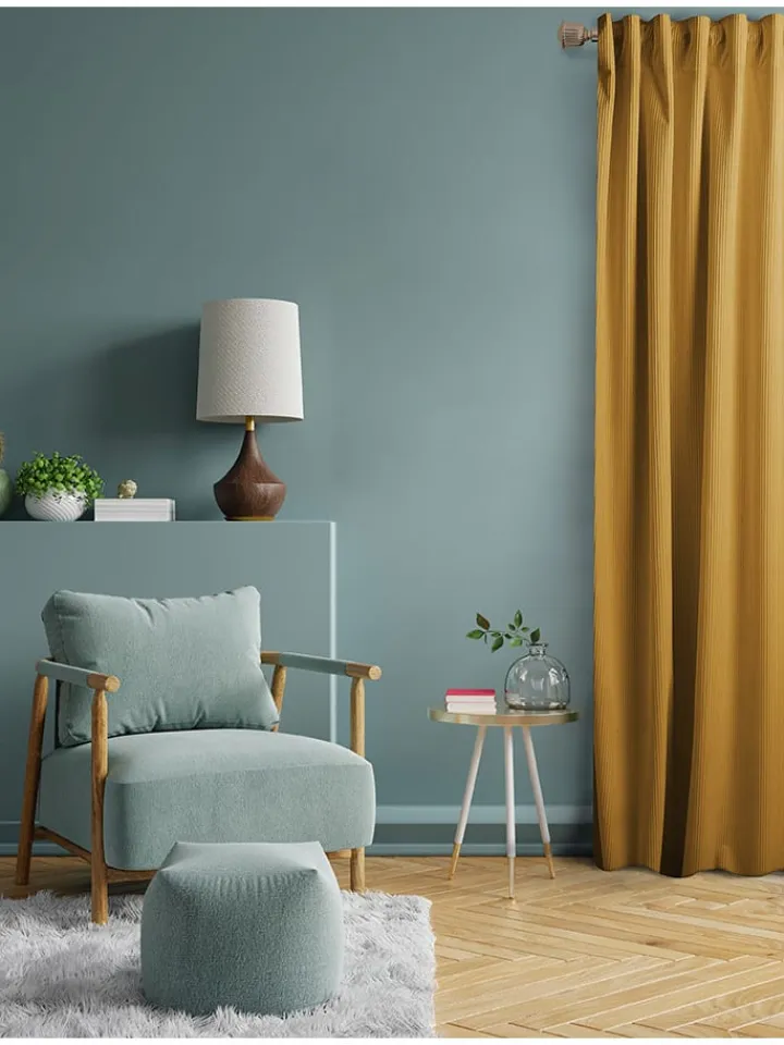 Chic Home Gardinen, Jalousien & Rollos<Gardine in Gelb - (L)270 x (B)140 cm