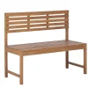 Beliani Gartenmöbel<Gartenbank TREIA in Braun - (W) 110 x (H) 92 x (L) 40 cm