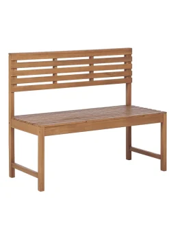 Beliani Gartenmöbel<Gartenbank TREIA in Braun - (W) 110 x (H) 92 x (L) 40 cm
