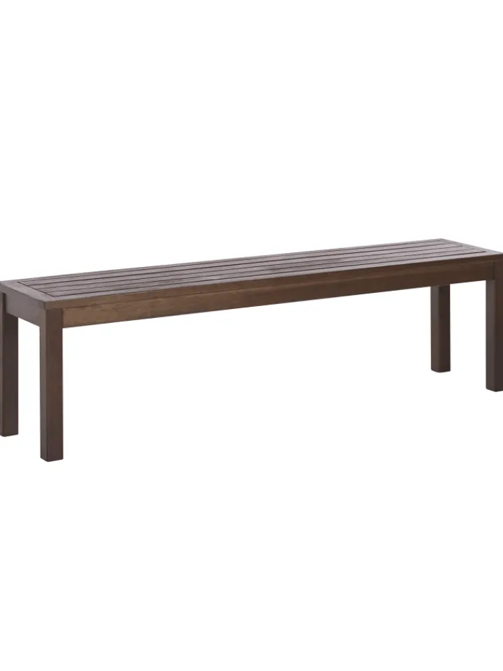 Beliani Gartenmöbel<Gartenbank TUSCANIA in Braun - (W) 160 x (H) 45 x (L) 35 cm