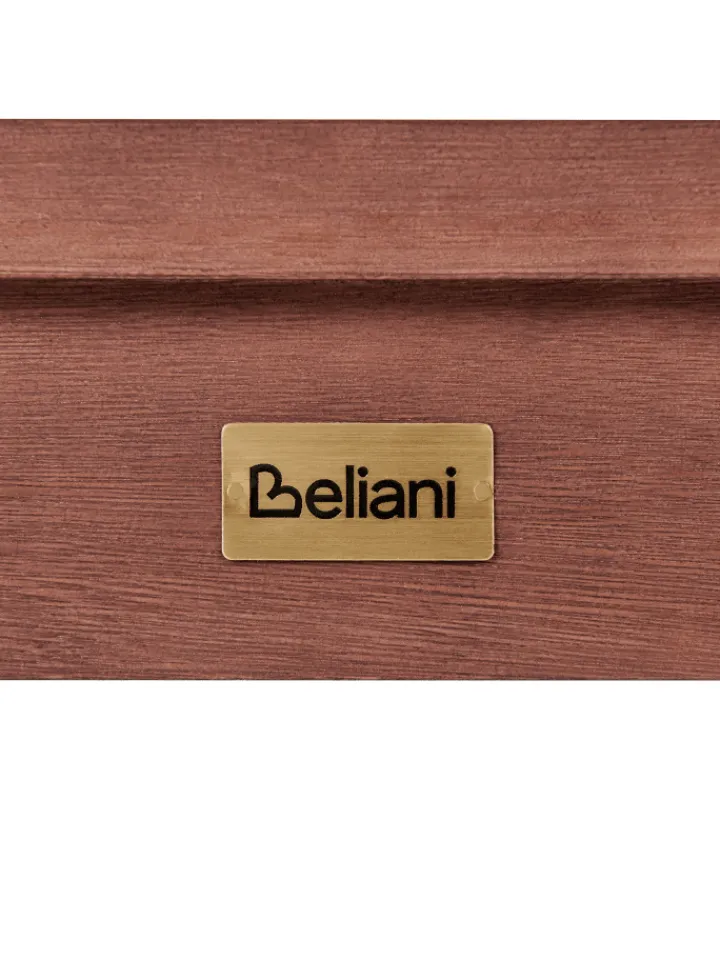 Beliani Gartenmöbel<Gartenbank TUSCANIA in Braun - (W) 160 x (H) 45 x (L) 35 cm