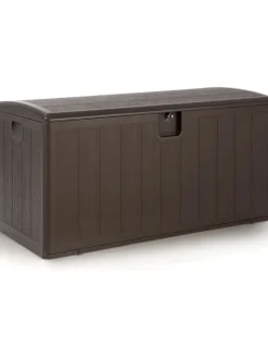 COSTWAY Gartendekoration<Gartenbox 400 L in Braun