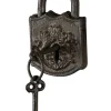 POSIWIO Gartendekoration|Gartendekoration<Gartendekohänger ''Schloss'' in Braun - (B)7 x (H)13 x (T)2 cm
