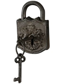 POSIWIO Gartendekoration|Gartendekoration<Gartendekohänger ''Schloss'' in Braun - (B)7 x (H)13 x (T)2 cm