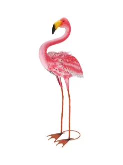 PROGARDEN Gartendekoration<Gartenfigur Flamingo in rosa