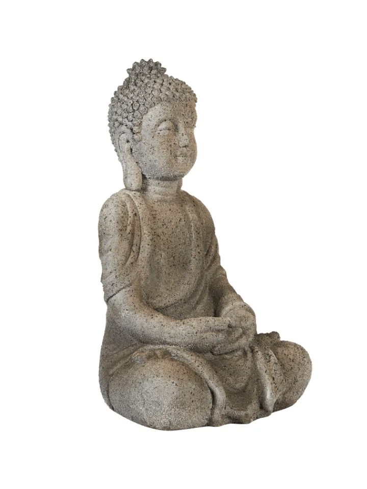 Beliani Gartendekoration<Gartenfigur VALLOIRE in Grau - (W) 24 x (H) 41 x (L) 19 cm