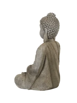 Beliani Gartendekoration<Gartenfigur VALLOIRE in Grau - (W) 24 x (H) 41 x (L) 19 cm