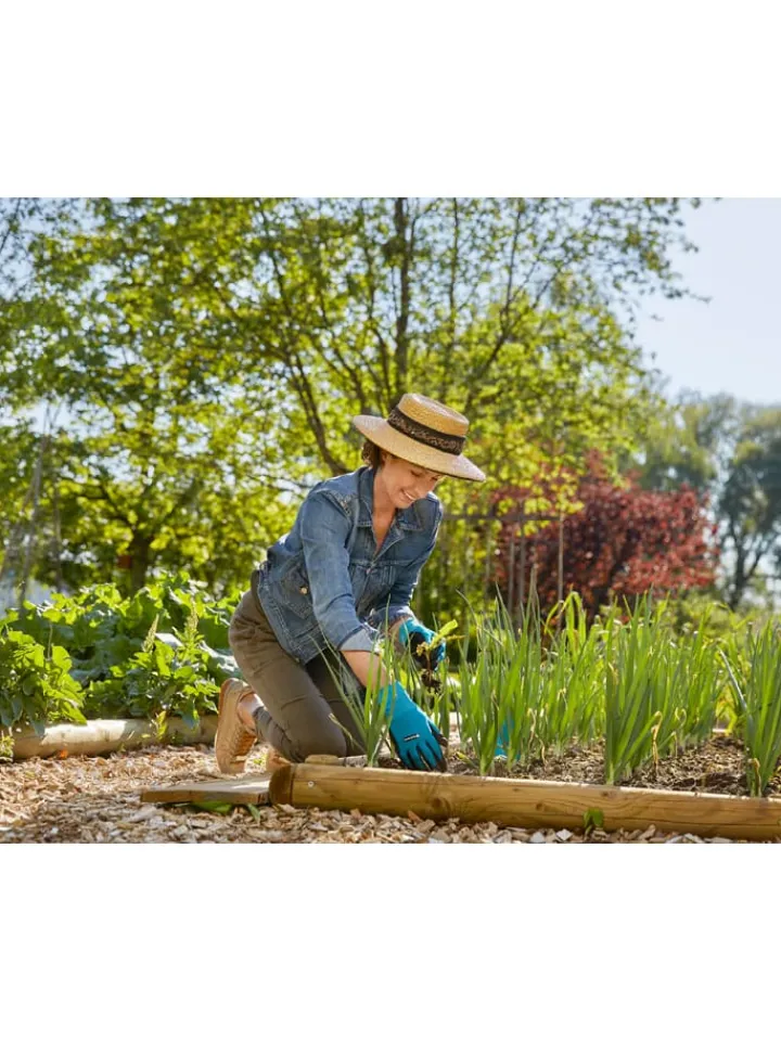 Gardena Gartendekoration<Gartenhandschuhe in Hellblau/ Schwarz - Größe XL