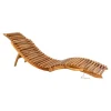 House Nordic Gartenmöbel<Gartenliege in Natur - (B)50 x (H)50 x (T)160 cm