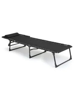 Lifa Living Gartenmöbel<Gartenliege in Schwarz - (B)59 x (H)30 x (T)189 cm