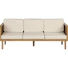 Beliani Gartenmöbel<Gartensofa BARATTI in Braun/Beige - (W) 179 x (H) 76 x (L) 65 cm