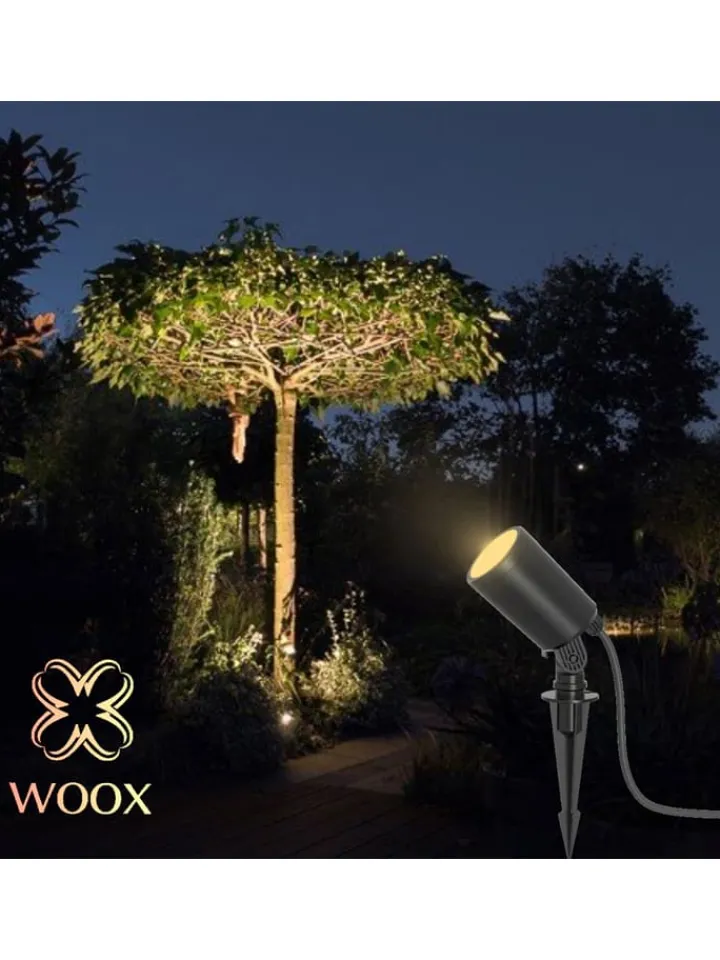Woox Außenleuchten|Außenbeleuchtung<Gartenspot "R5147" in Schwarz