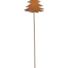 POSIWIO Gartendekoration<Gartenstab "Baum" in Hellbraun - (B)25 x (H)32,5 cm