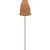 POSIWIO Gartendekoration|Gartendekoration<Gartenstab "Elch" in Hellbraun - (B)11,5 x (H)26 cm