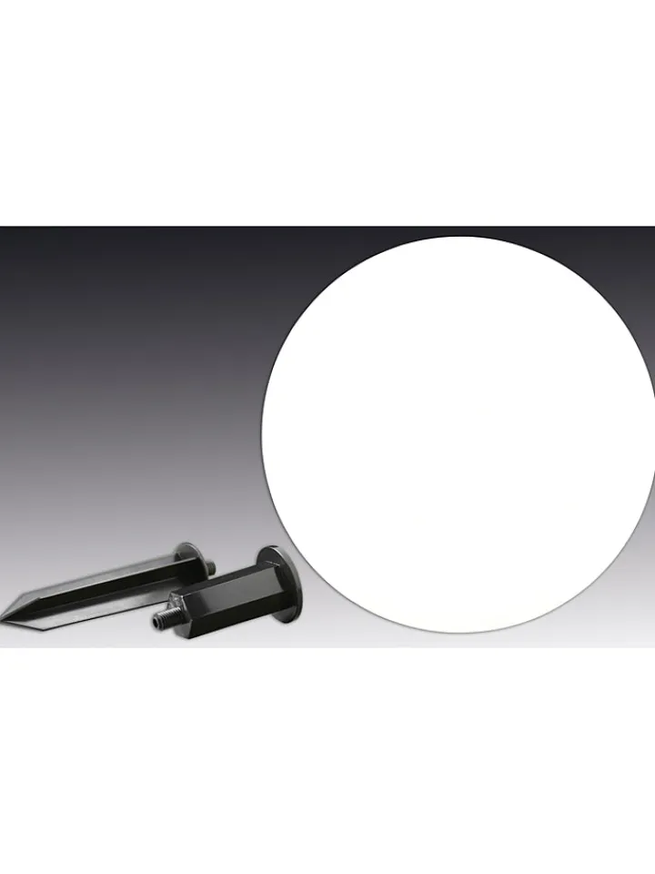 näve Außenbeleuchtung|Außenleuchten<Gartenstecker in Schwarz/ Weiß - (H)63 cm
