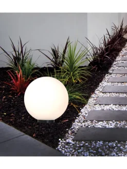 näve Außenbeleuchtung|Außenleuchten<Gartenstecker in Weiß/ Schwarz - (H)83 cm