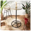 Garden Spirit Gartenmöbel<Gartentisch "Surabay" in Natur/ Schwarz - (H)100 x Ø 65 cm