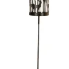 POSIWIO Gartendekoration|Gartendekoration<Garten-Windlicht in Braun - (H)85 cm