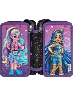 SCOOLI Büro- & Schulbedarf<Gefülltes Federmäppchen "Monster High" in Lila