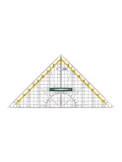 Oxford Kindermöbel|Büro- & Schulbedarf<Geometrie-Dreieck "Linex 2632" in Transparent