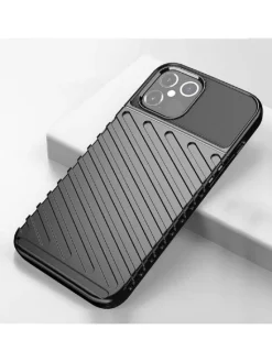 COFI 1453 Smartphones & Zubehör<Gepanzerte Thunder Bumper Handy Hülle kompatibel Samsung Galaxy in Schwarz