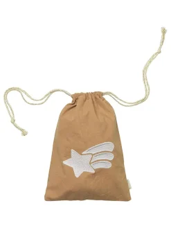FABELAB Wohndekoration<Geschenkbeutel "Shooting Star" in Hellbraun - (B)23 x (H)34 cm