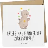 Mr. & Mrs. Panda Sonstige Gutscheine<Geschenkkarte Magie Zirkusbesuch mit Spruch in Weiß