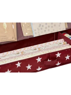 STORE IT Kisten & Körbe<Geschenkpapier-Organizer in Weinrot - (B)90 x (H)12 x (T)30 cm
