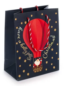 Tri-Coastal Design Partyzubehör & -Dekoration<Geschenktüte in Dunkelblau/ Rot - (B)17,8 x (H)25 cm