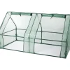 Gartenfreude Pflanzen & Zubehör<Gewächshaus in Transparent/ Grün - (B)185 x (H)95 x (T)95 cm