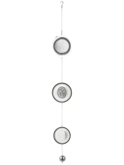 GILDE Wanddekoration<Girlande "Visione" in Silber - (L)105 cm