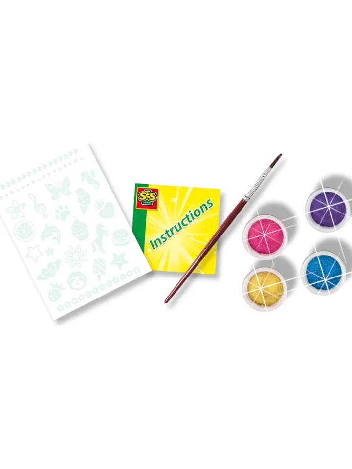 SES Kreativbedarf & Do-It-Yourself<Glitzertattoos - ab 5 Jahren