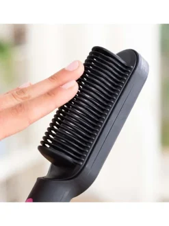 InnovaGoods Technik|Pflege & Gesundheit<Glättungsbürste in Schwarz - (L)27 cm