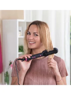 InnovaGoods Technik|Pflege & Gesundheit<Glättungsbürste in Schwarz - (L)27 cm