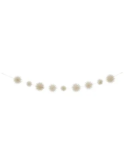 Bloomingville Wohndekoration<Grilande ''Bellac'' in Weiß - (L)183 cm