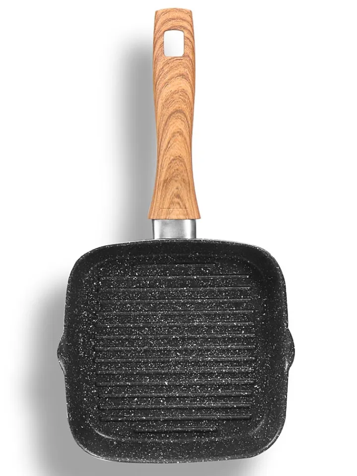 Stoneline Kochgeschirr<Grillpfanne ''Back to Nature'' in Grau - (L)16 x (B)16 cm