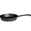 GAUMENKICK Grillen<Grillpfanne Gusseisen in schwarz - D: 25cm