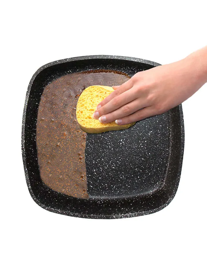 Stoneline Kochgeschirr<Grillpfanne in Grau - (L)26 x (B)26 cm
