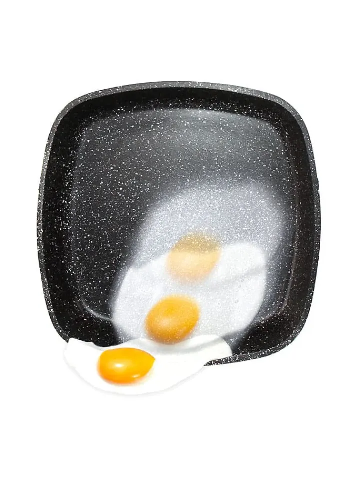 Stoneline Kochgeschirr<Grillpfanne in Grau - (L)26 x (B)26 cm