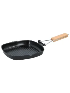 Alpina Kochgeschirr<Grillpfanne in Schwarz - Ø 24 cm