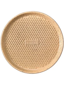 Römertopf Grillen<Grillplatte in Beige - Ø 32 cm